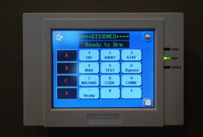 Residential-touch-screen-key-pad